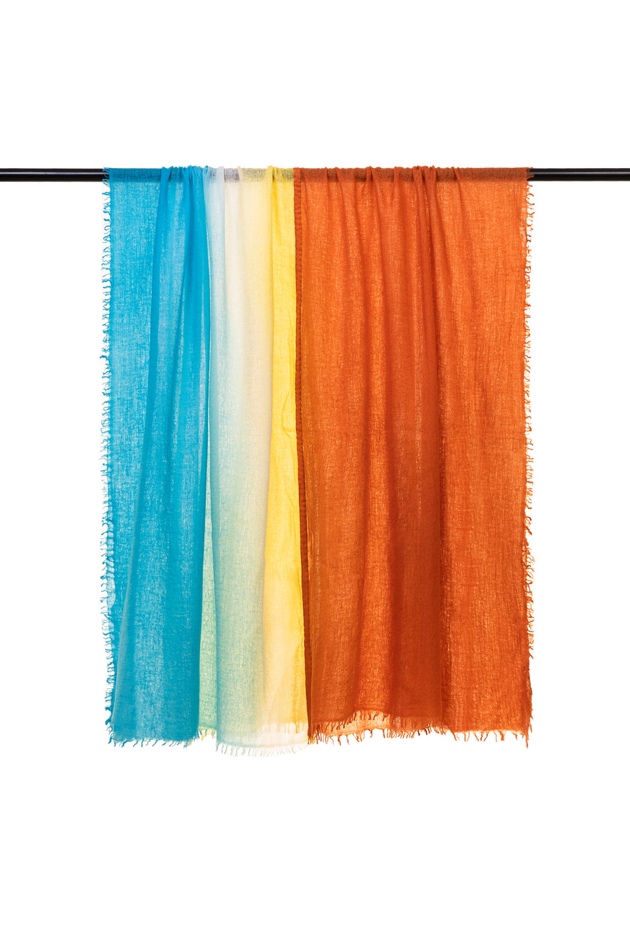 Ombre Double Layered Baby Wool Scarf