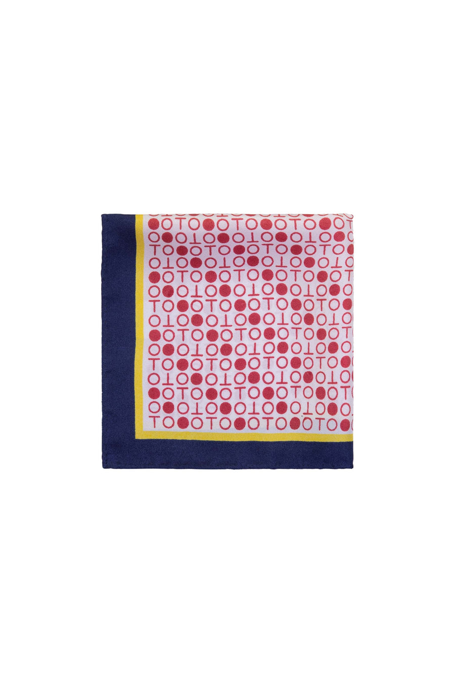 Block Printed Carree II Square Silk Women Scarf