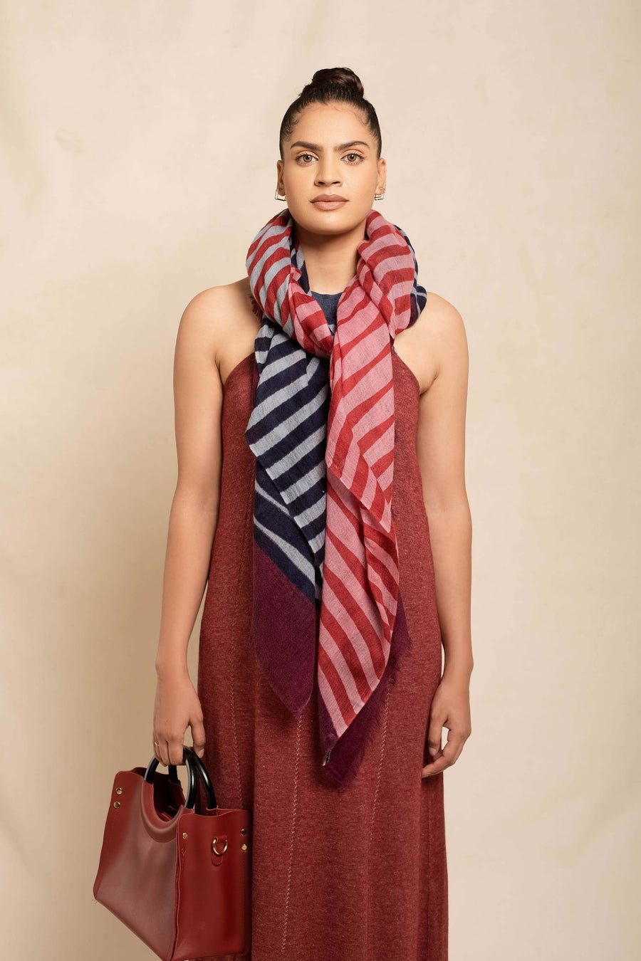 Block Printed Premium Stole Scarf Tara Oriental 