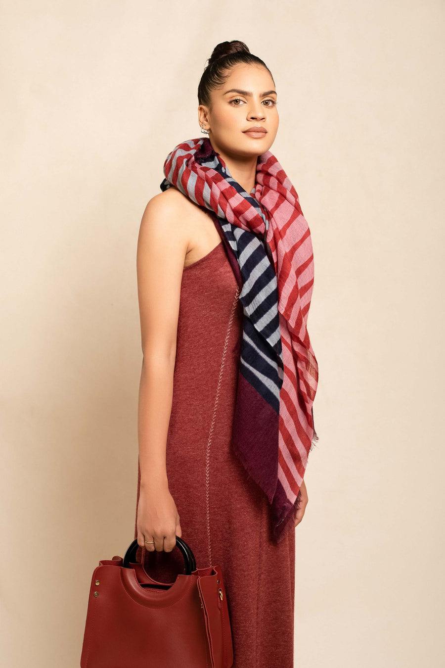 Block Printed Premium Stole Scarf Tara Oriental 