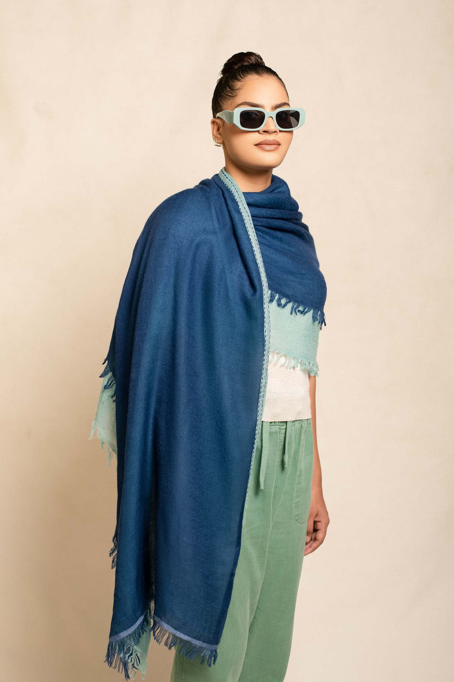 Double Layered Unisex Stole