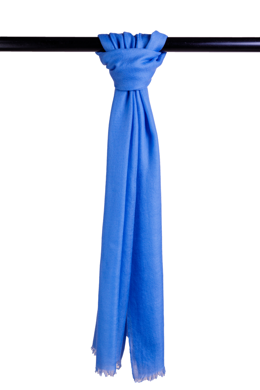 Blue Classic Lightweight Woven Cashmere Scarf