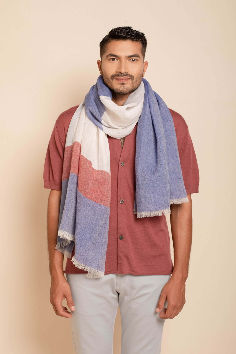 Formal Block Yarn Dyed Unisex Scarf