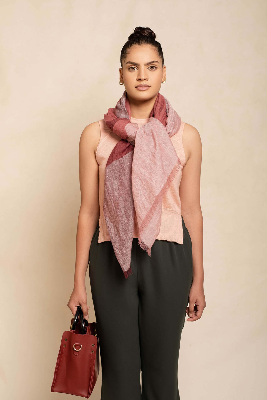 Formal Block Yarn Dyed Unisex Scarf