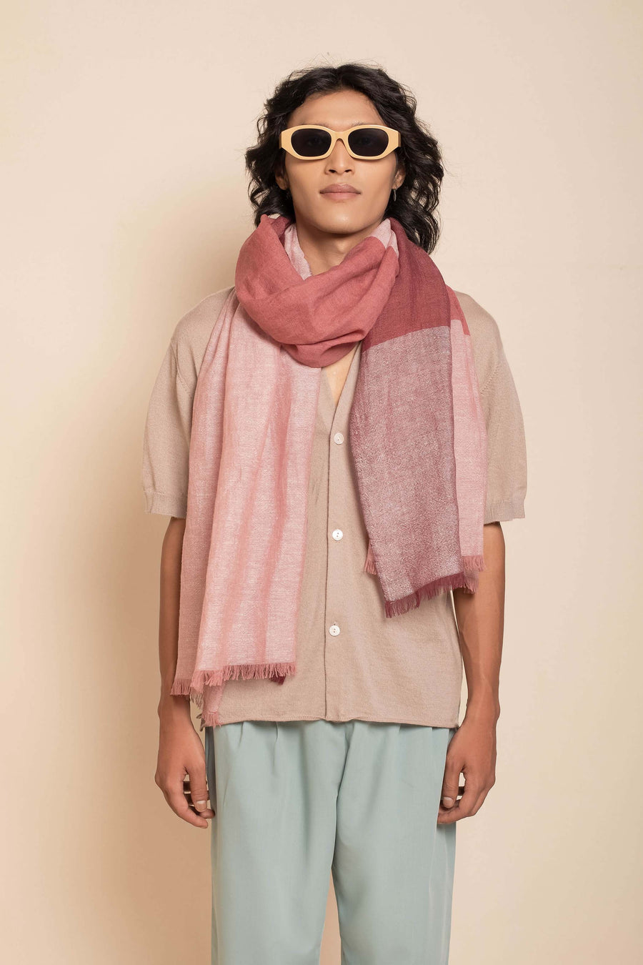 Formal Block Yarn Dyed Unisex Scarf