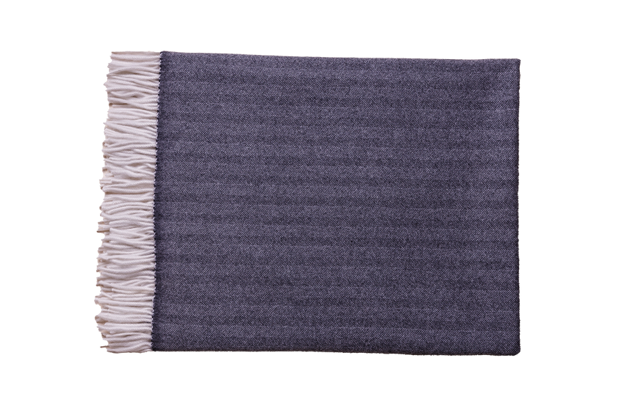 Luxe Hand Woven Cashmere Felted Throw