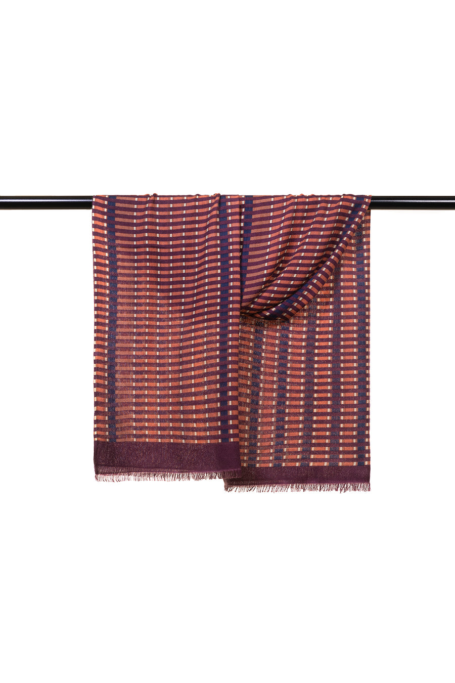 Lattice Multi Color Cashmere Scarf