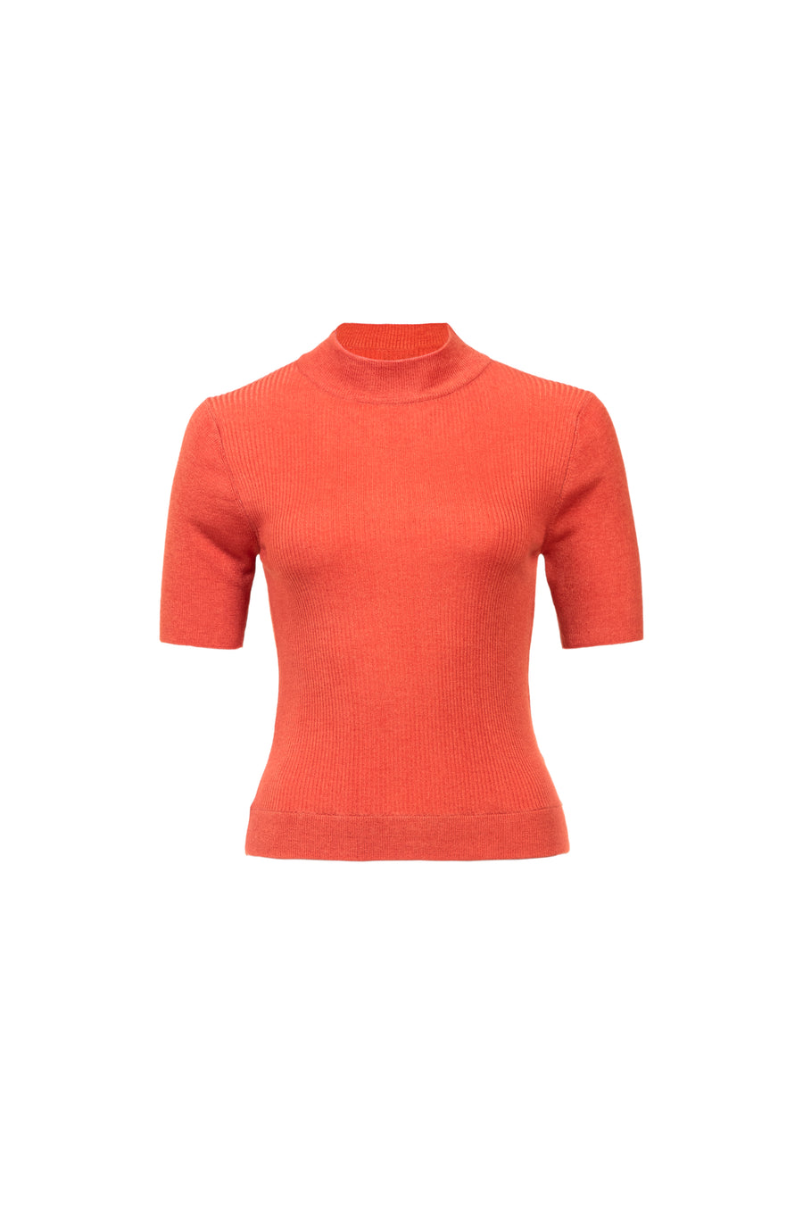 Women's Silk Wool Cashmere Monica Ribbed Top