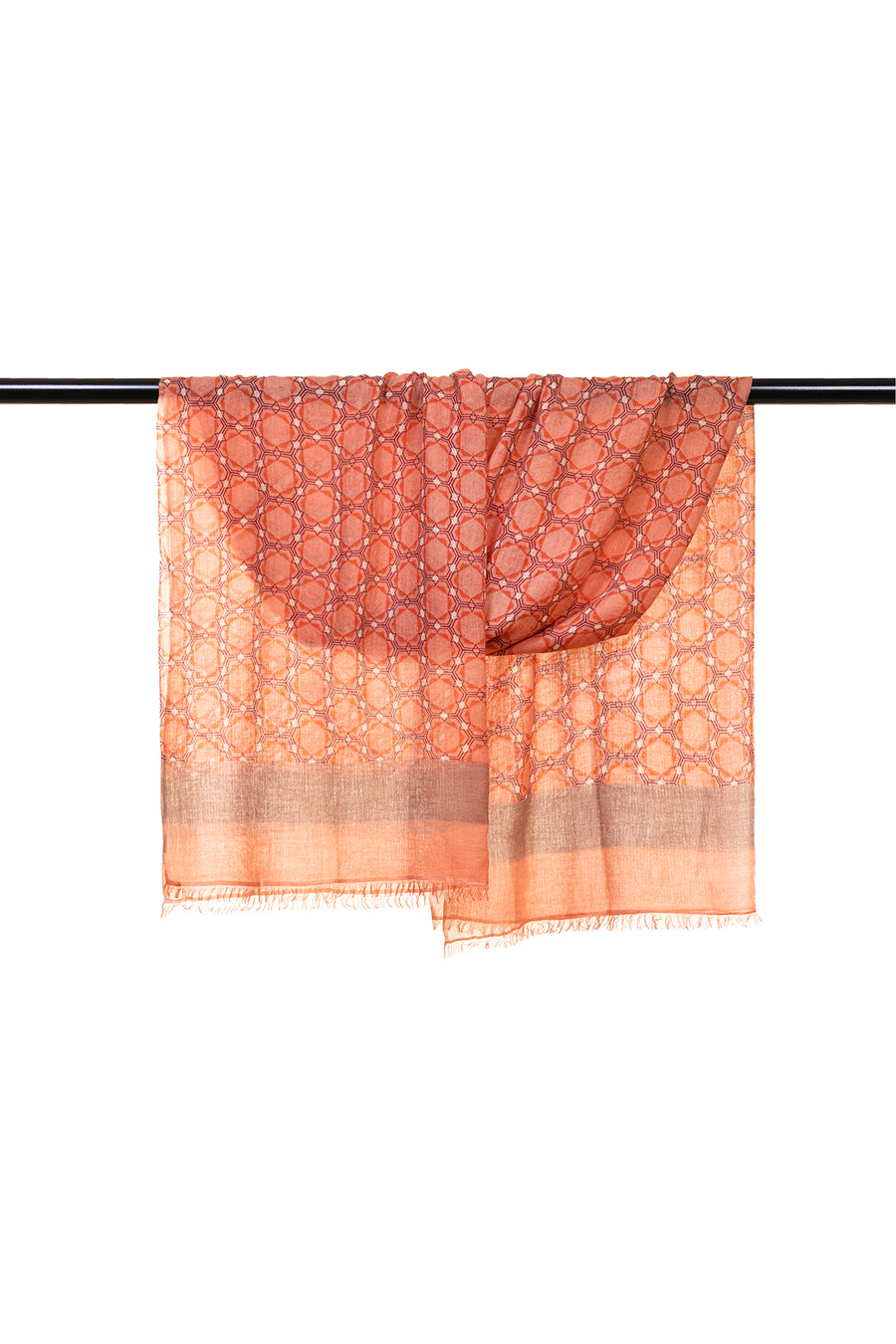 Printed Nepali Geo Baby Wool Scarf