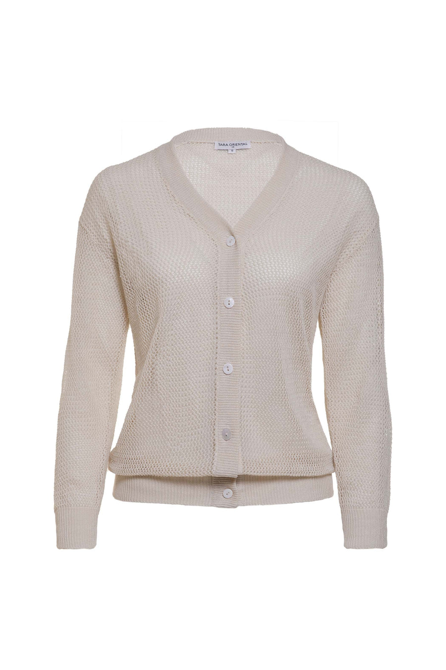 Women's Linen Textured Cardigan