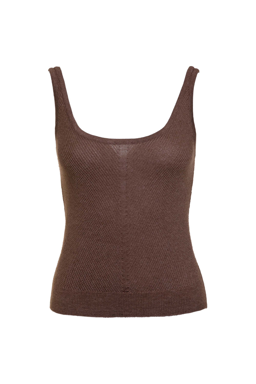 Women's Linen Textured Tank Top