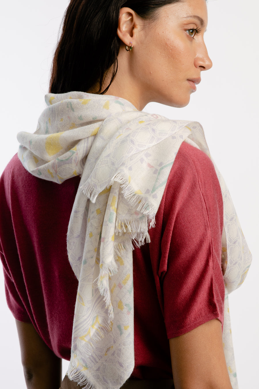 Superfine Printed Cashmere Scarf