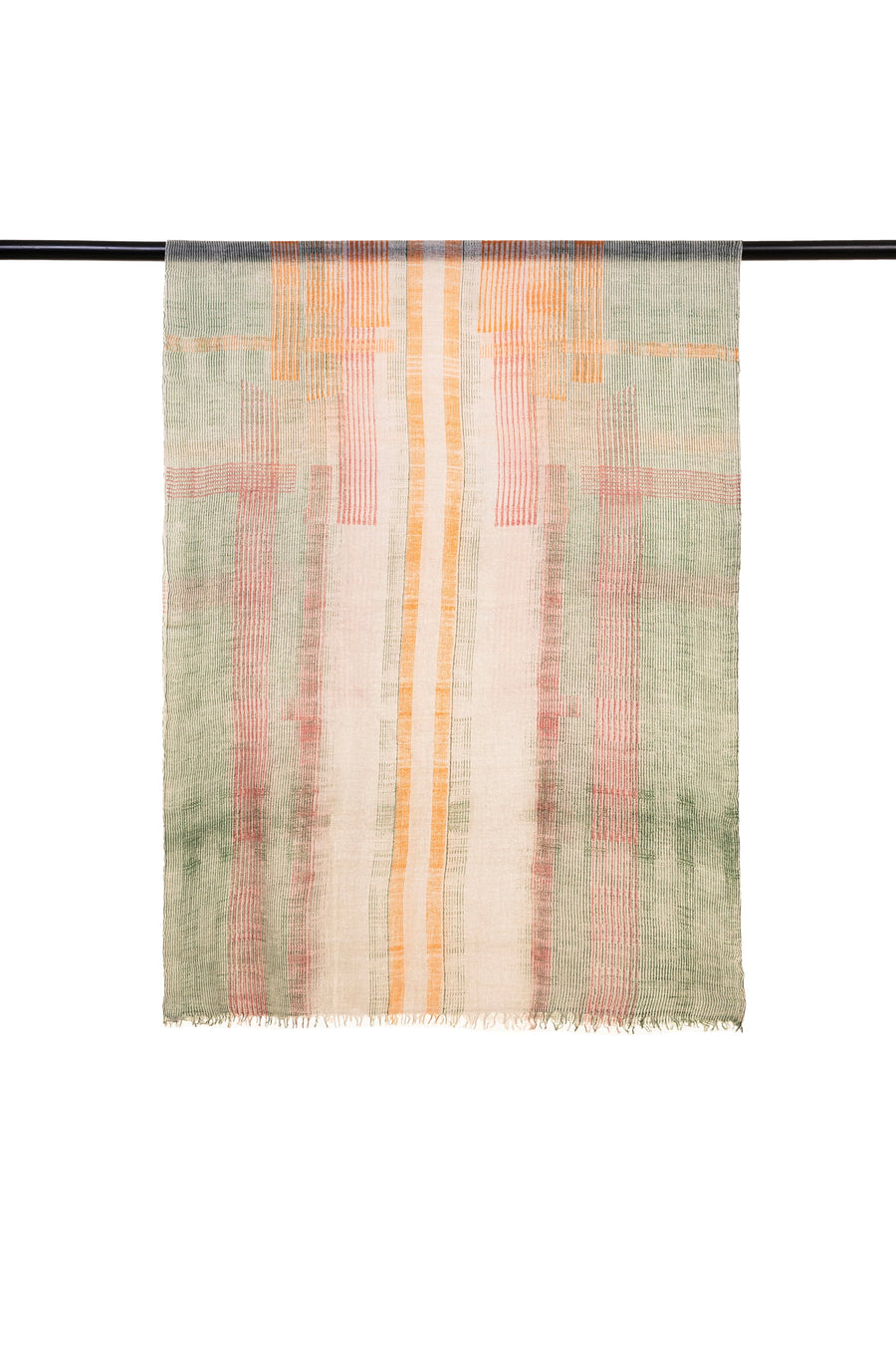 Printed Cashmere Wool Scarf