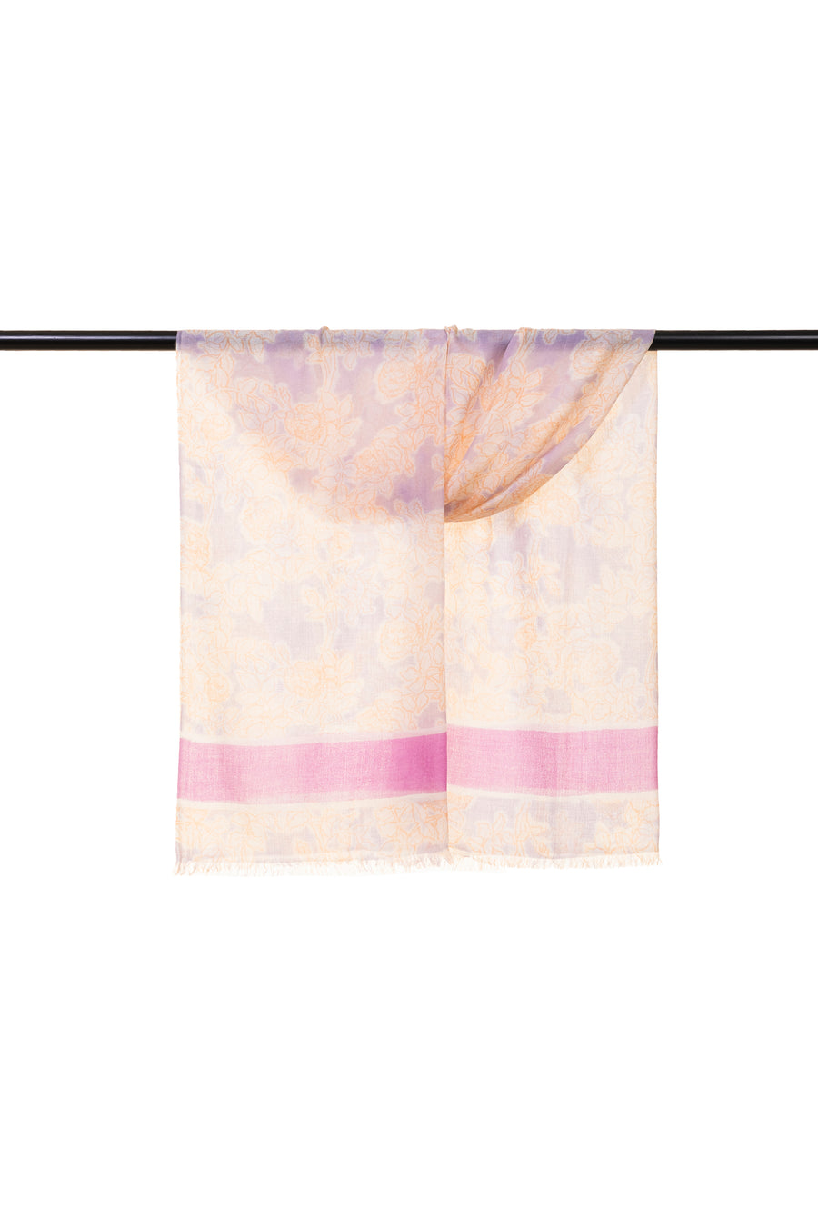 Floral Printed Baby Wool Scarf