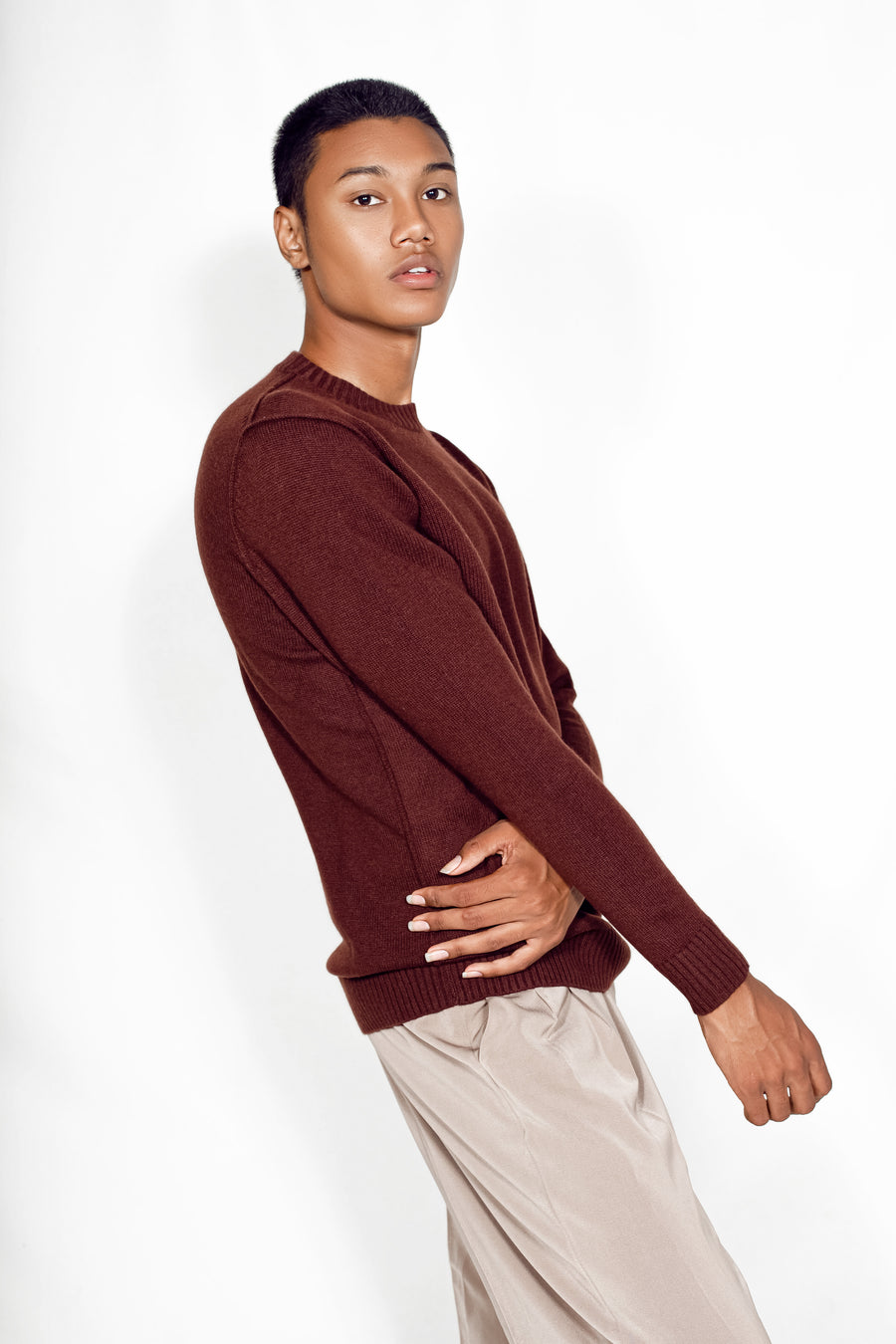 Wool and Men's  Cashmere Sweater | Premium | Tara Oriental