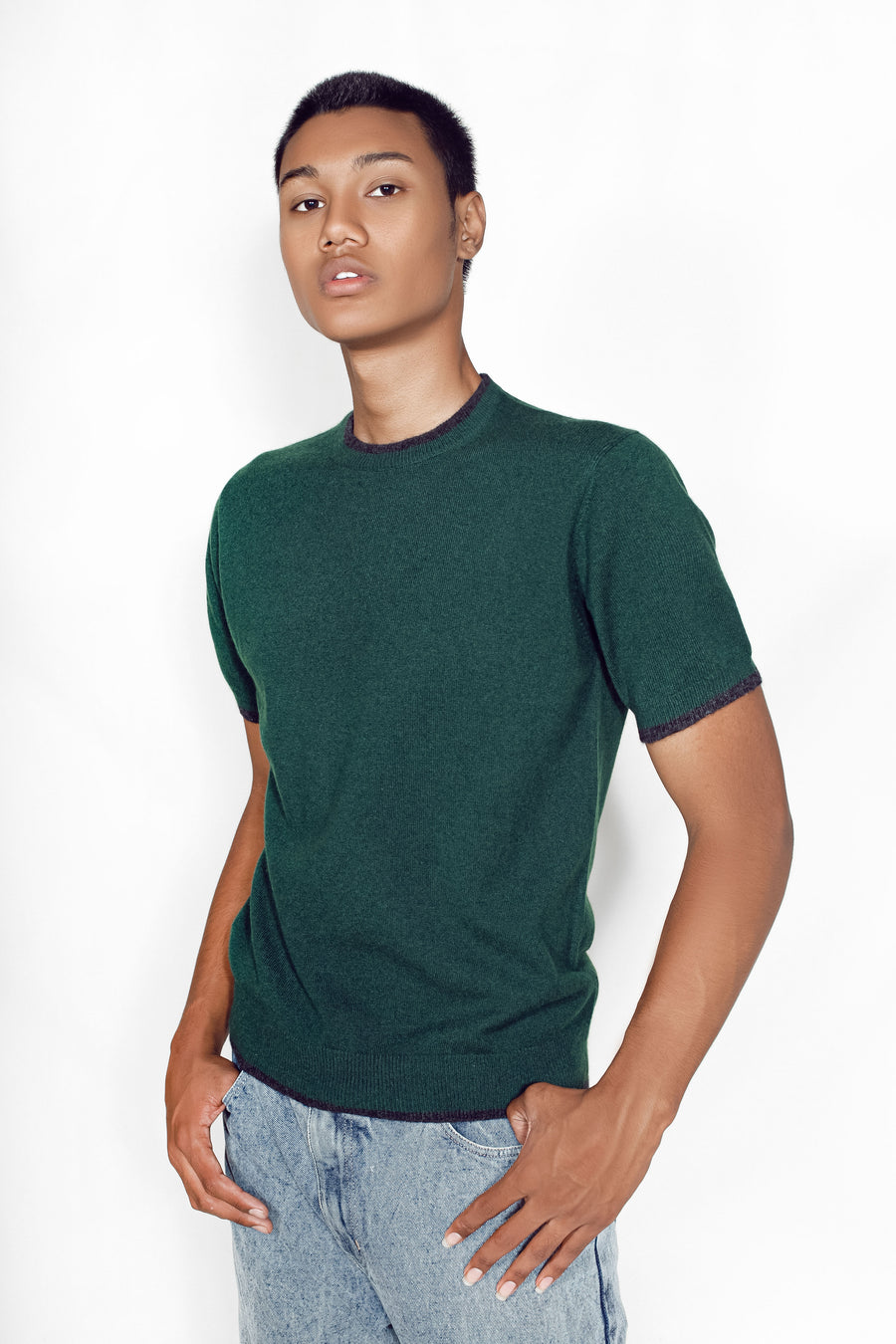 Sustainable Men's  Premium Cashmere Sweater  | Tara Oriental