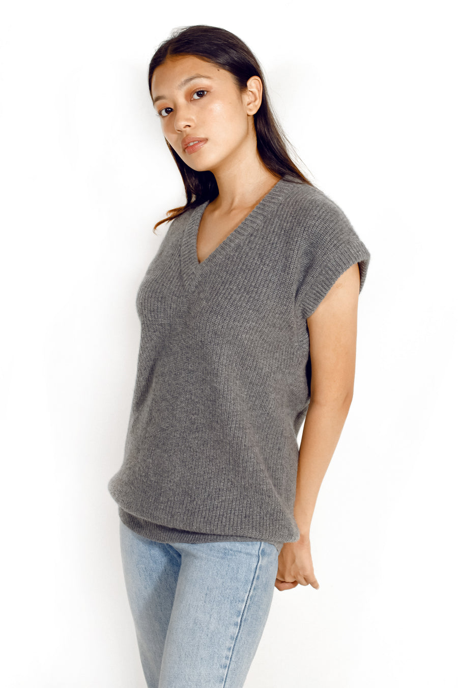 Women's Wool Cashmere Tacy Sleevess