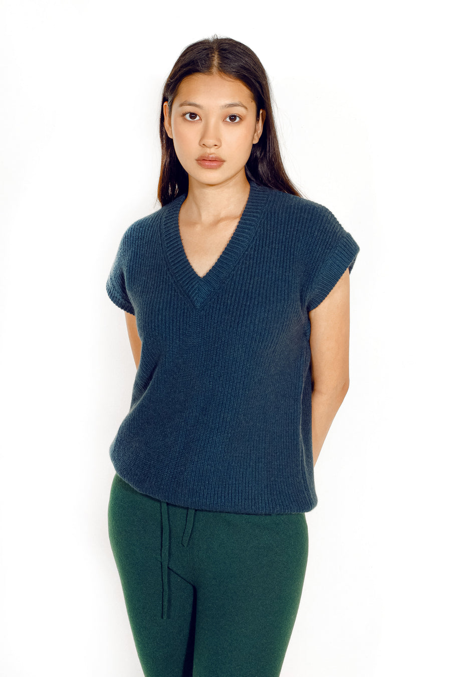 Women's Wool Cashmere Tacy Sleevess