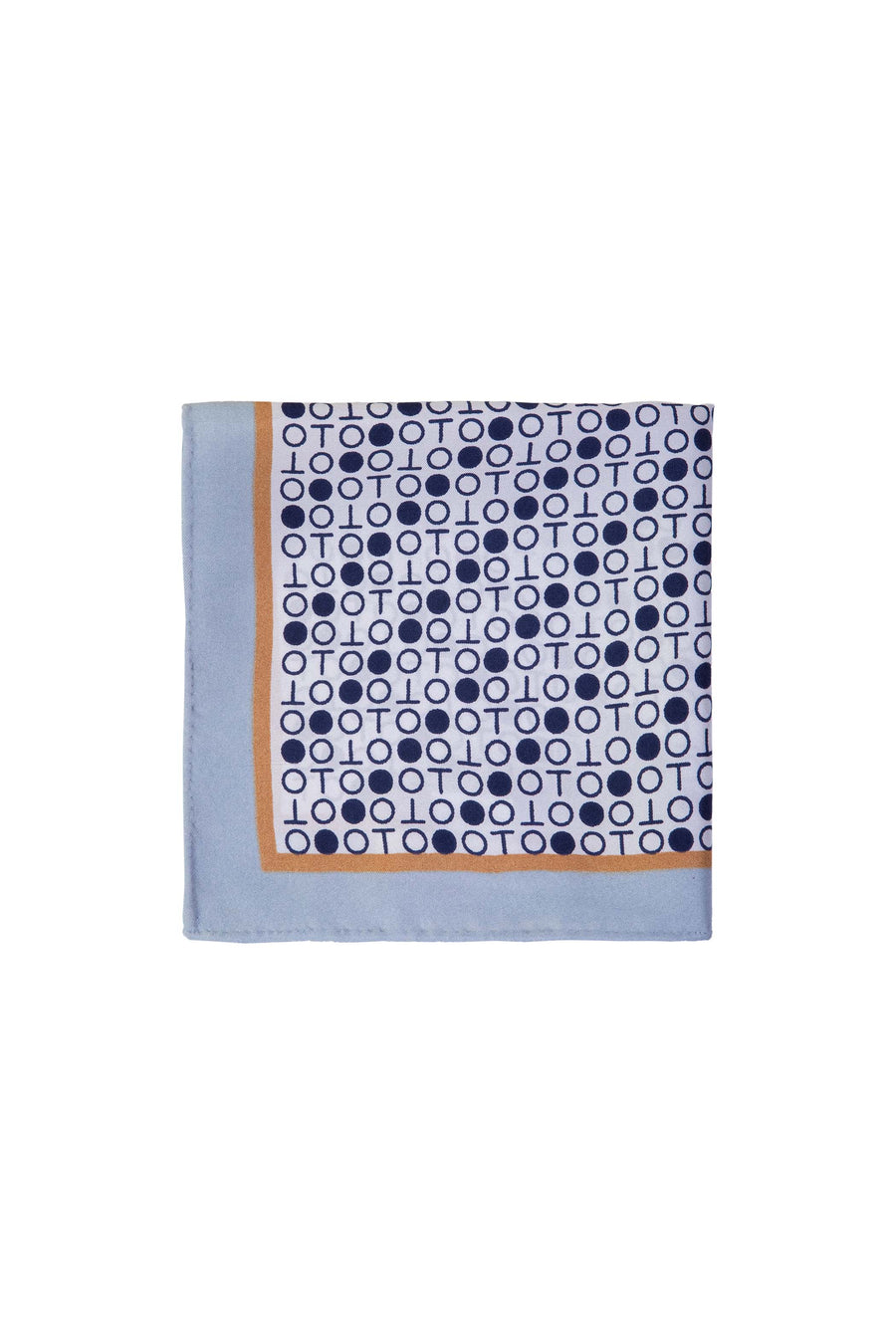 Block Printed Carree I Square Silk Scarf