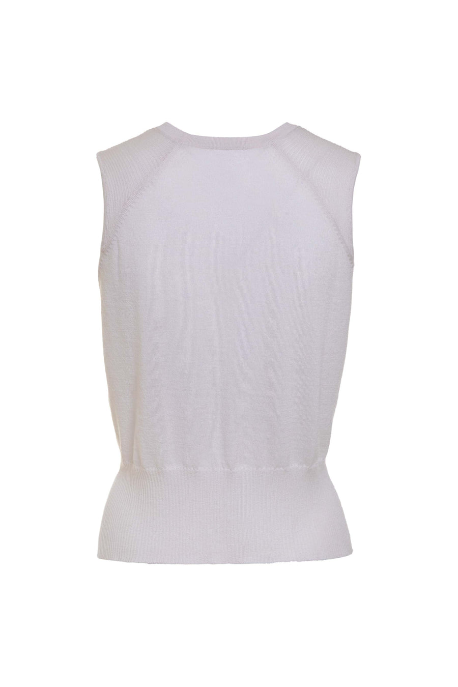 Women's Wool Cashmere Sleeveless Formal Top