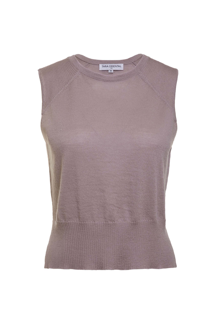 Womens Wool Cashmere Sleeveless Formal Top