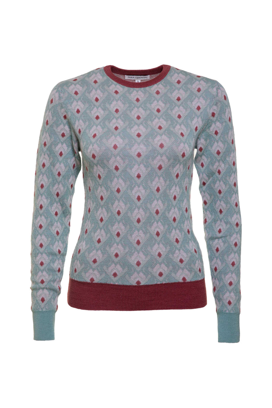 Women's  Cashmere Graphic Top