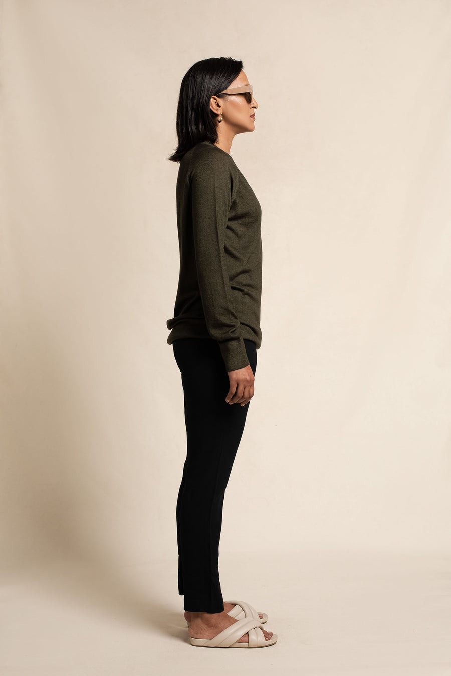 Unisex Cashmere V-Neck Sweater