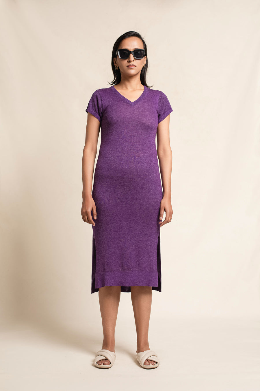 Women's CAshmere Linen Everyday Summer Dress