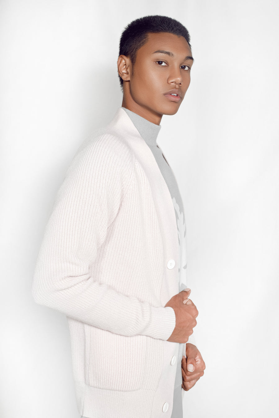 Casual Cardigan  Men's Cashmere Cardigan | Tara Oriental