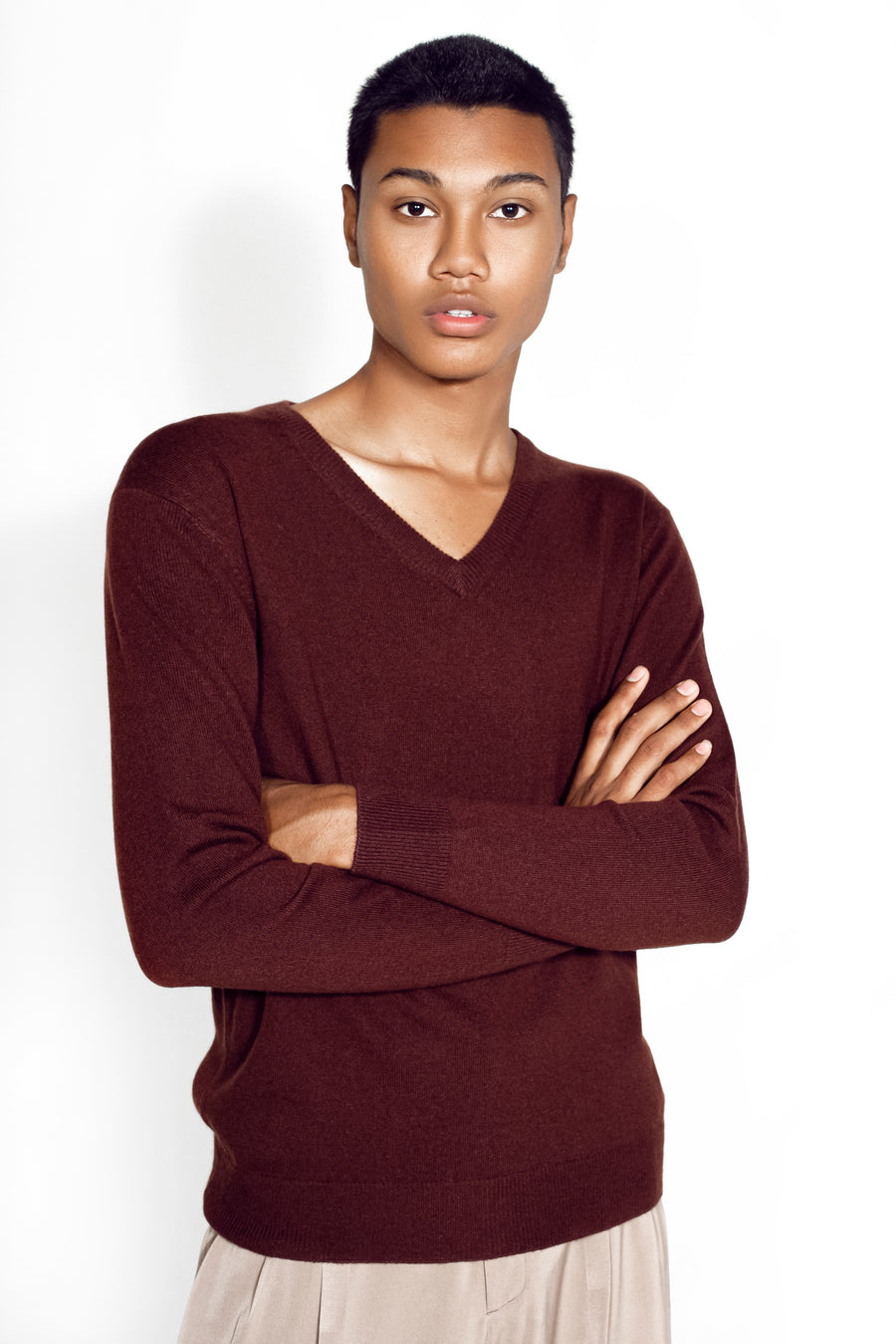 Sustainable Cashmere Sweater Mens| Premium | Tara Oriental