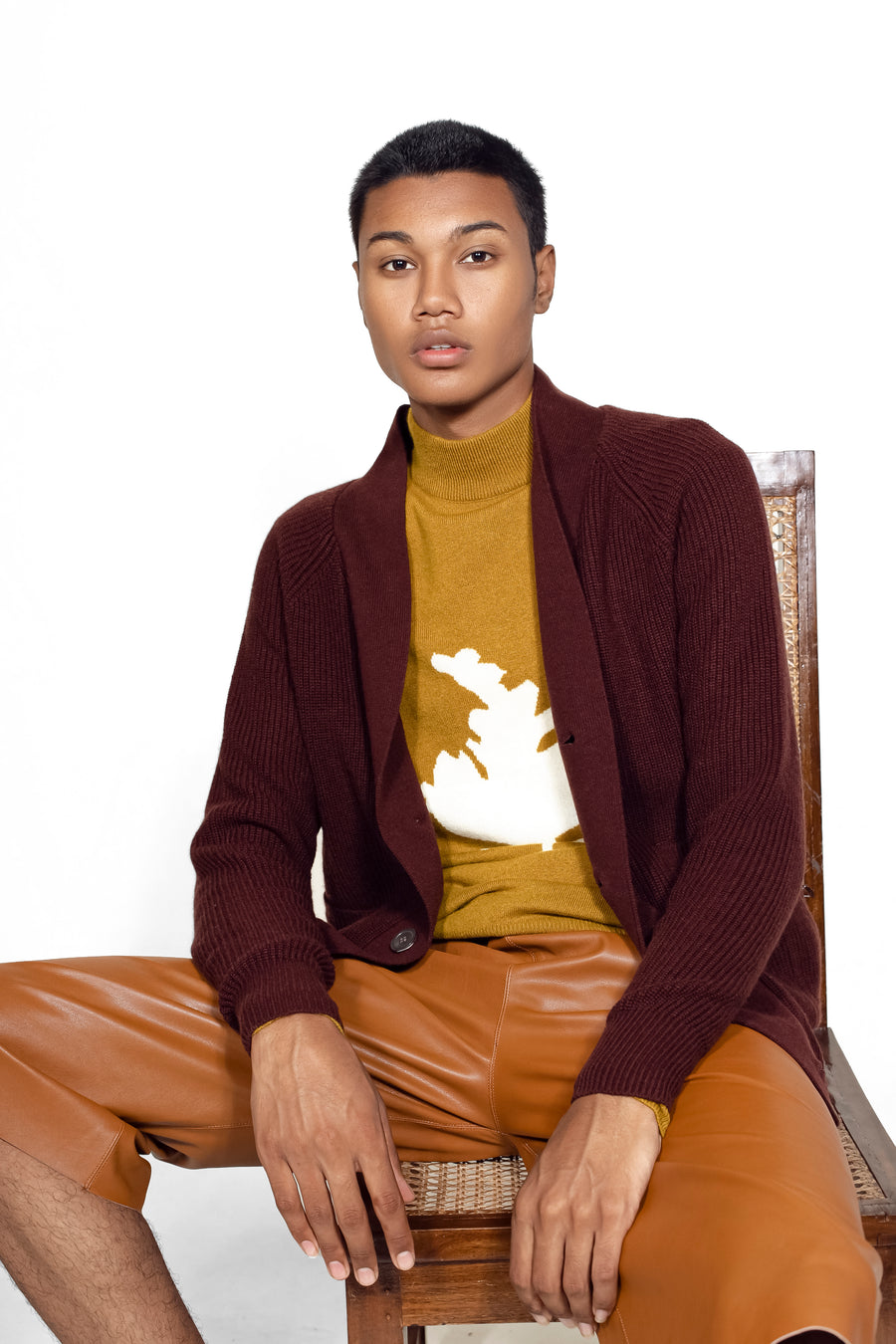 Sustainable Men's Cashmere Sweater | Tara Oriental