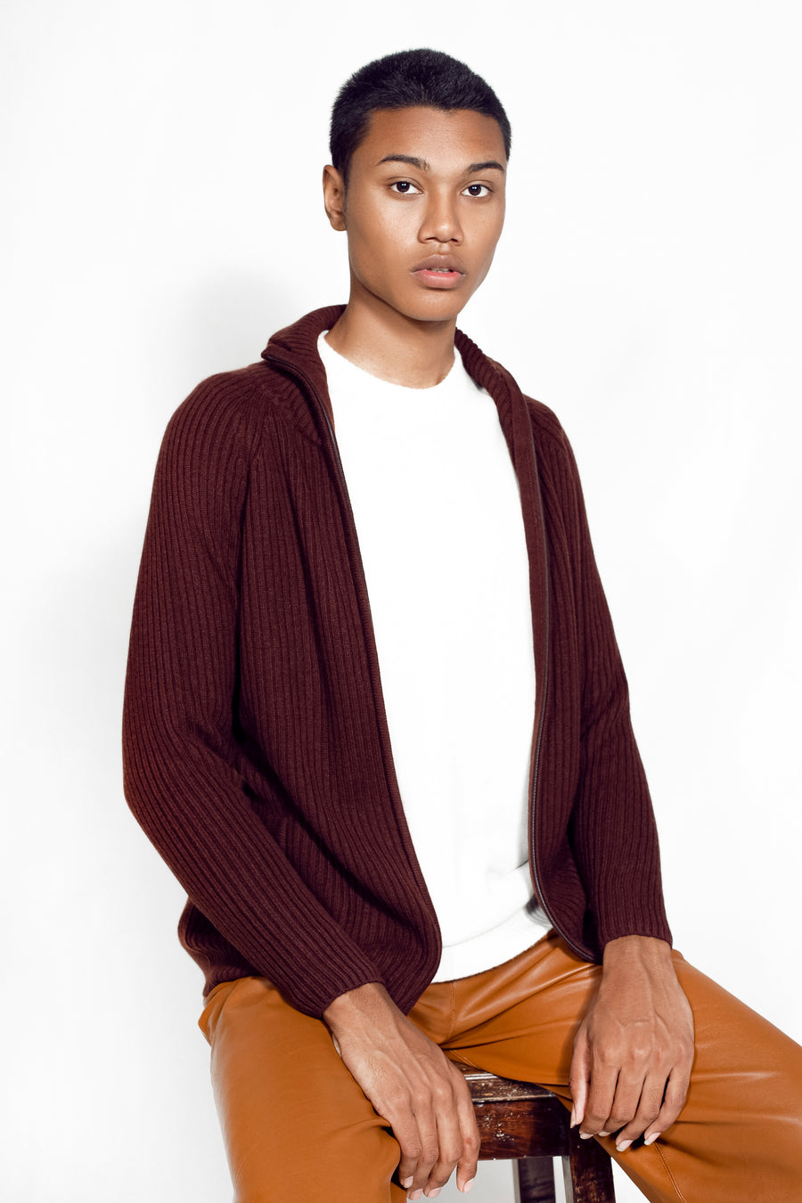 Sustainable Men's Cashmere Wool Sweater | Tara Oriental