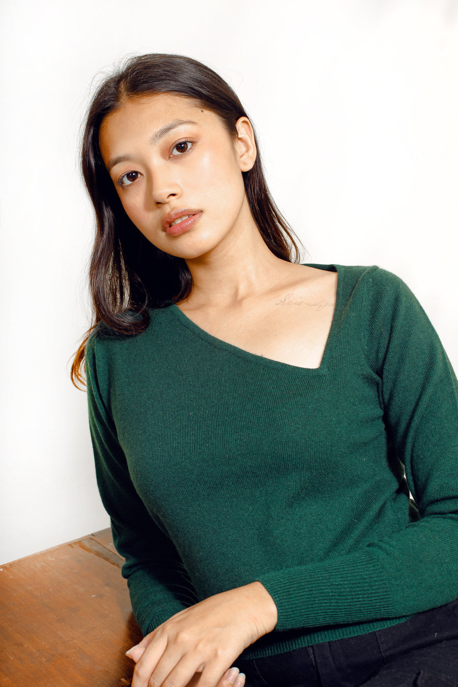 Women's Cashmere Jade Sweater