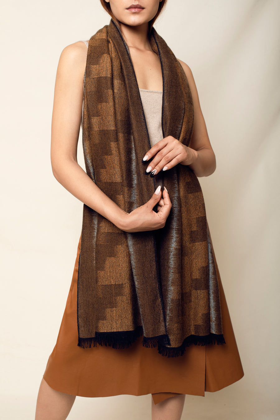 Hand Women Ikat Scarf | Tara Orinetal Scarf Shop