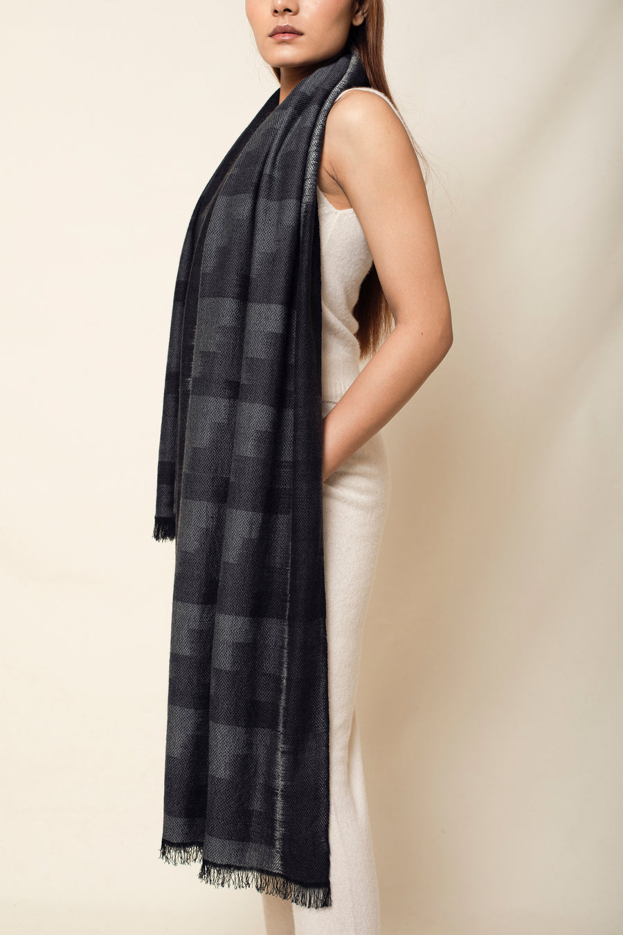 Hand Women Ikat Scarf | Tara Orinetal Scarf Shop