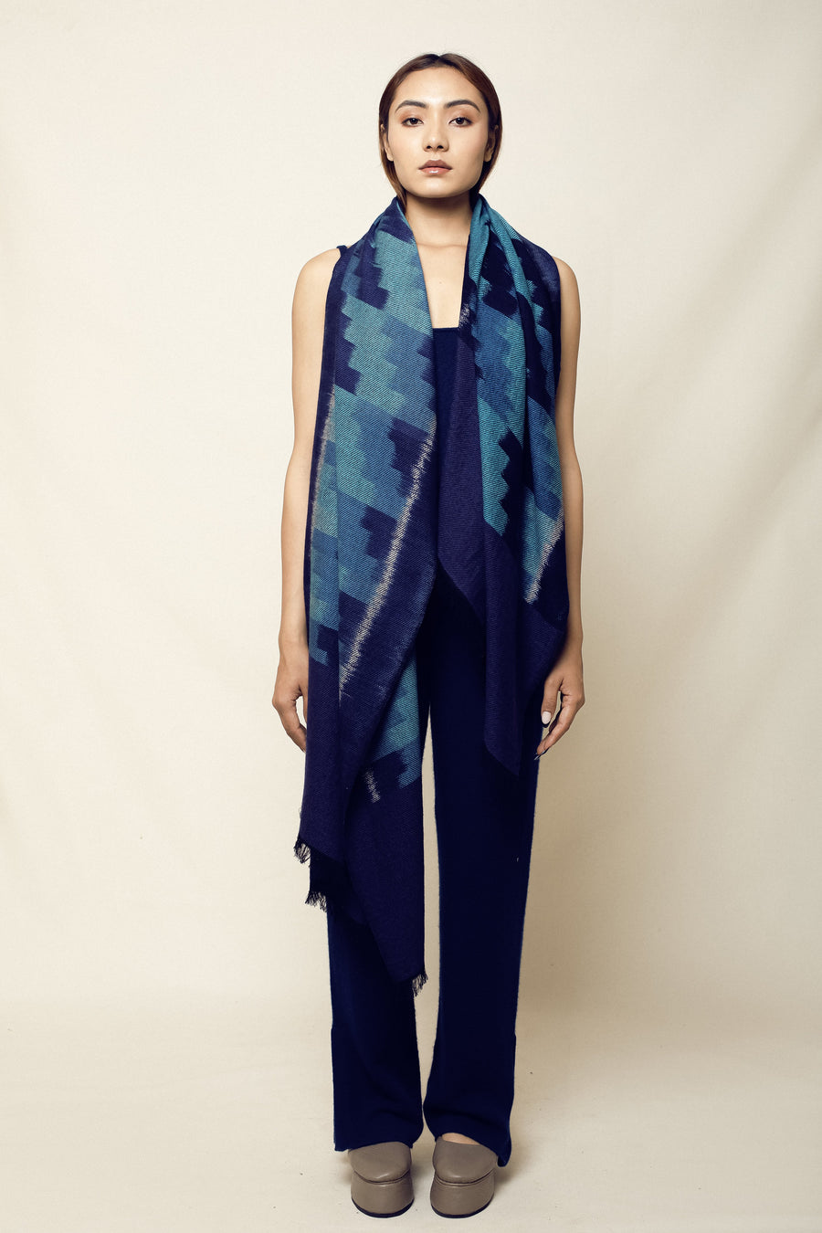 Hand Women Ikat Scarf | Tara Orinetal Scarf Shop