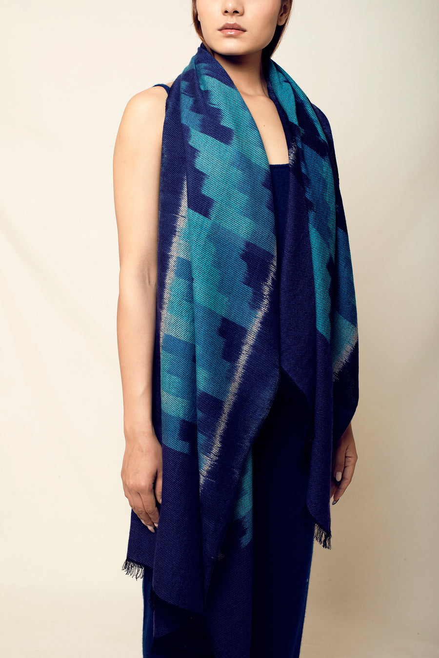 Hand Women Ikat Scarf | Premium  Women Scarf  | Tara Orinetal