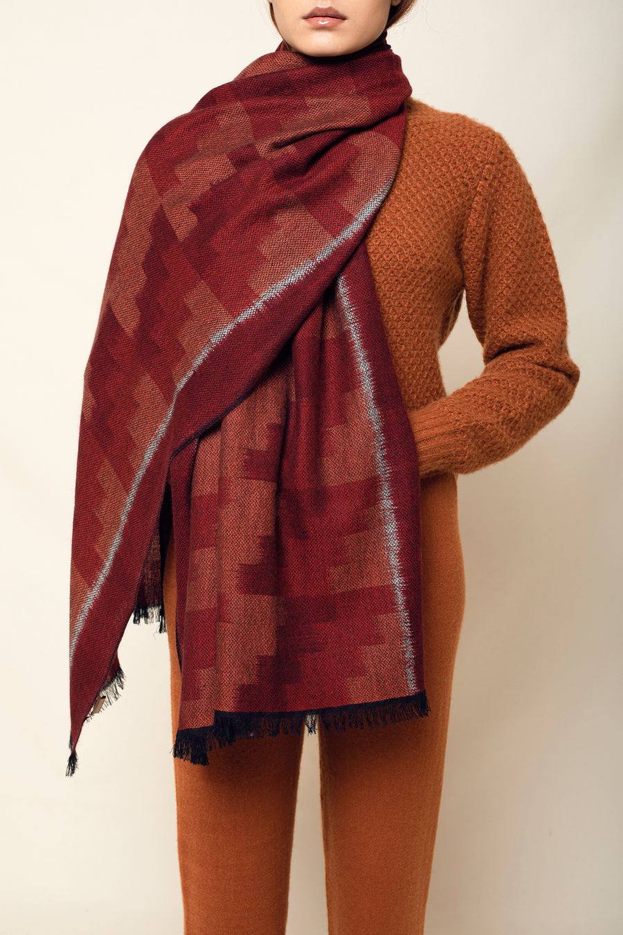 Hand Women Ikat Scarf | Premium Scarf For Women 