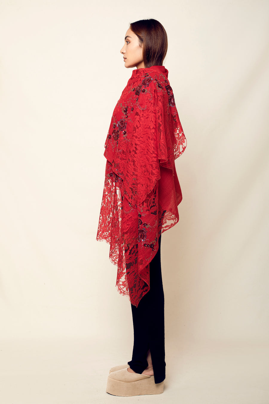 Premium Embroidery Scarf | Women | Tara Oriental Scarf 