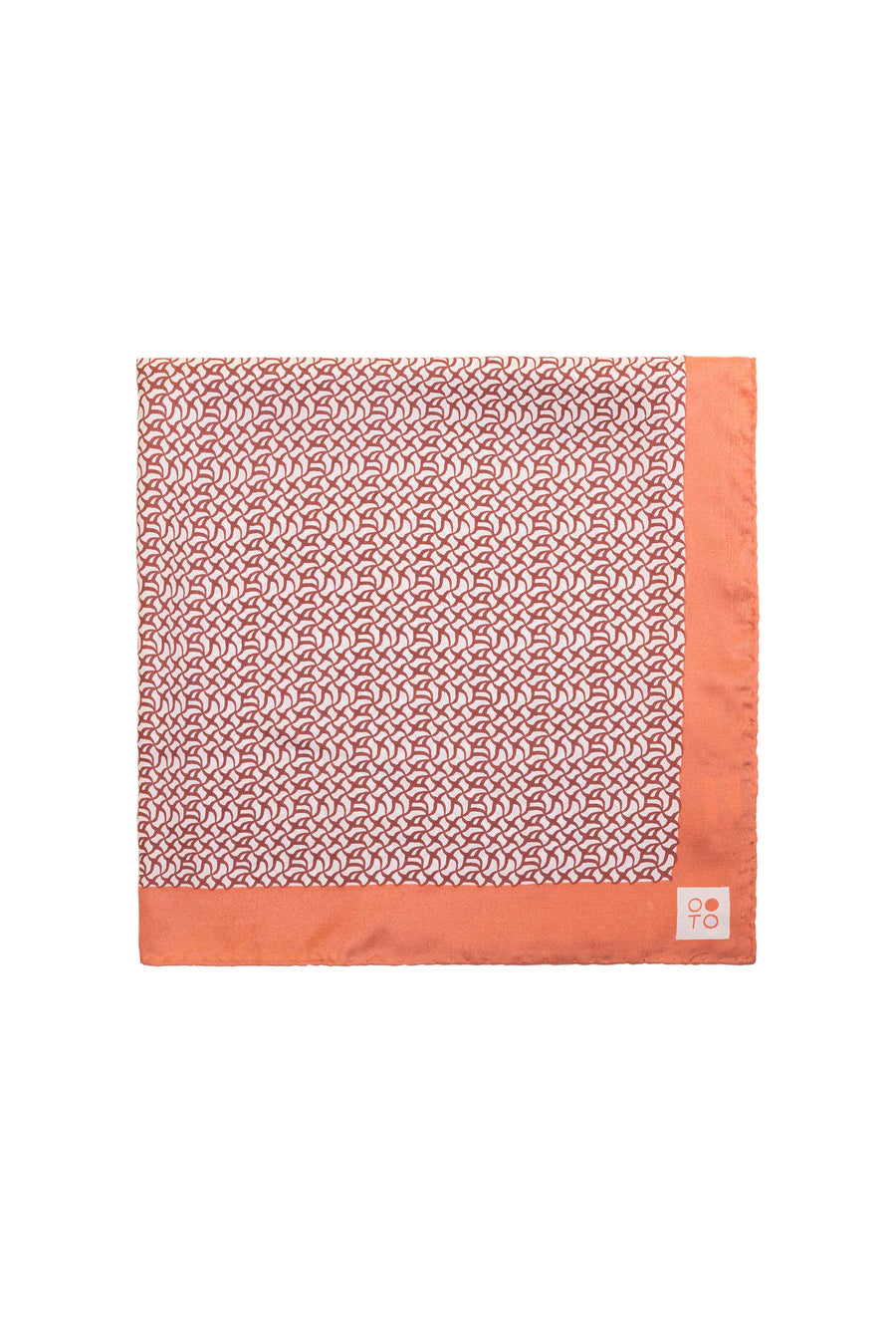 Micro Lattice Printed Silk Scarf