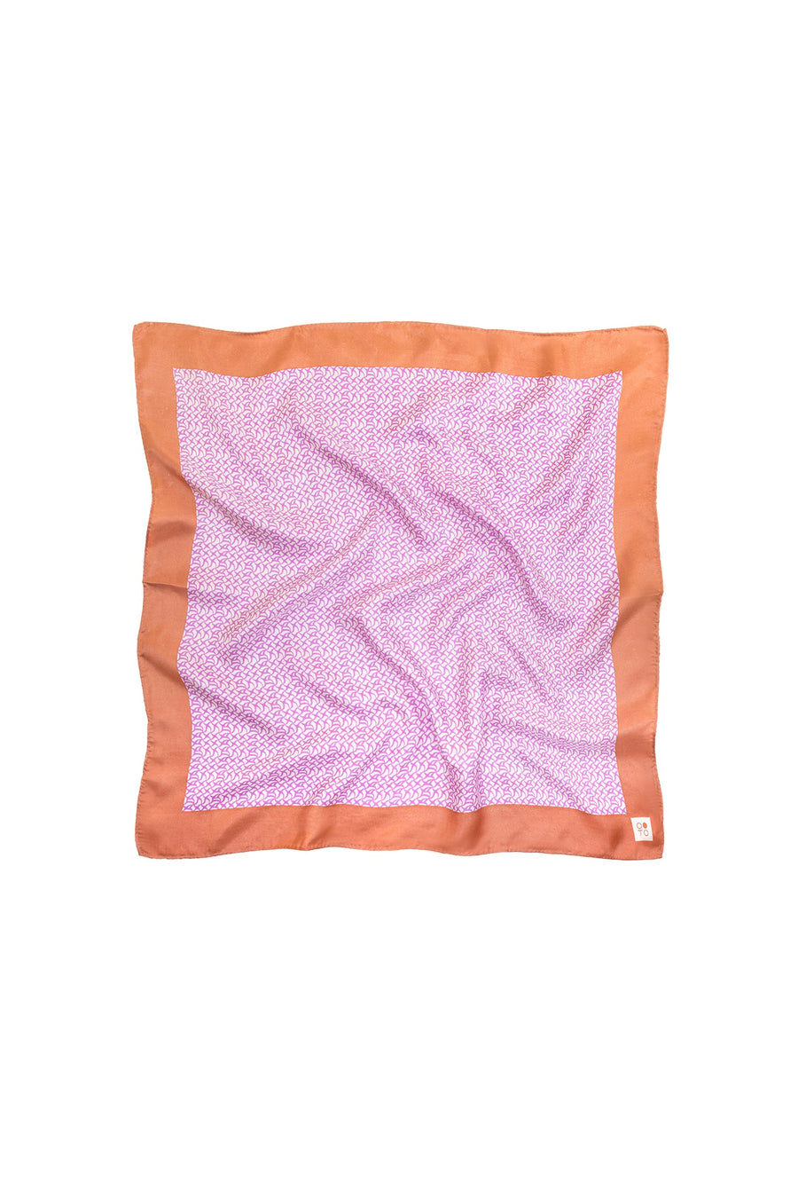 Micro Lattice Printed Silk Scarf