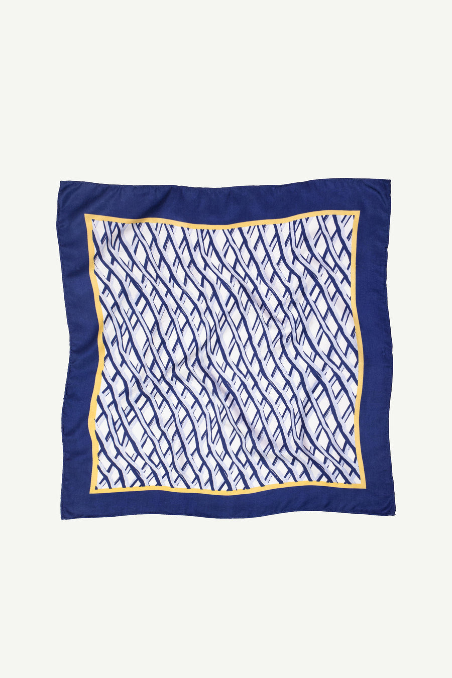 Lattice Silk Bandana Scarf