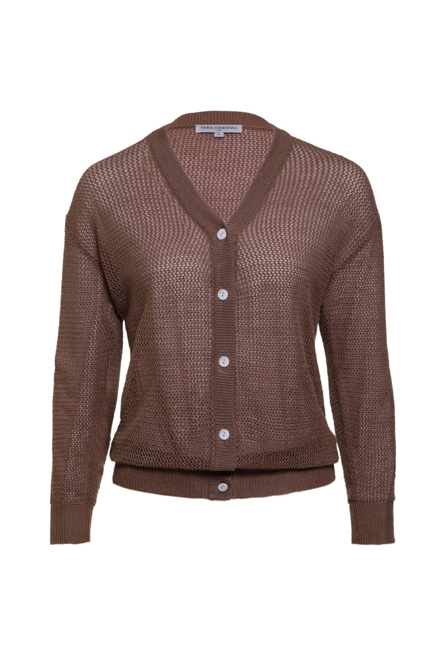 Women's Linen Textured Cardigan