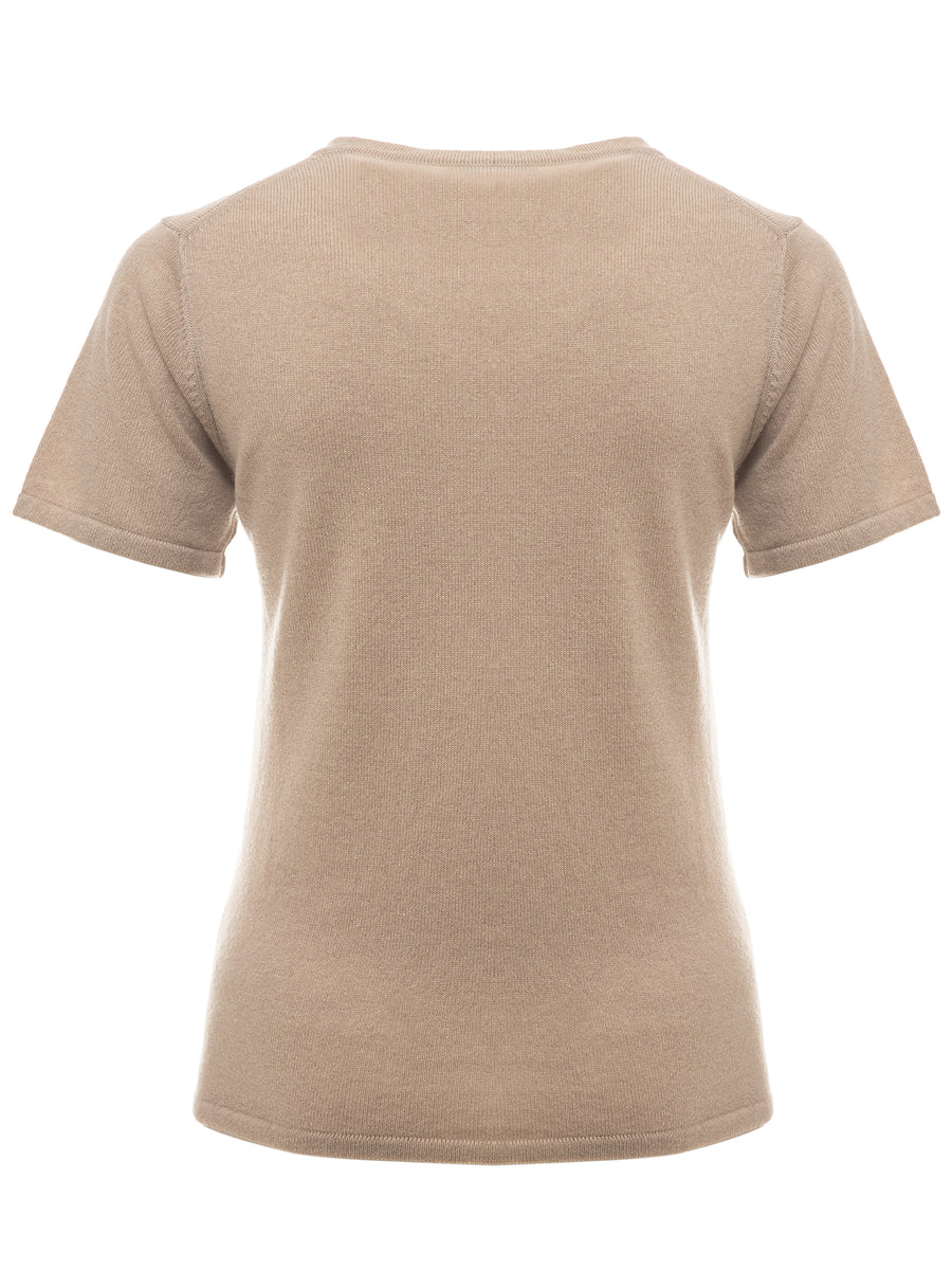 Women's Cashmere Basic T-Shirt