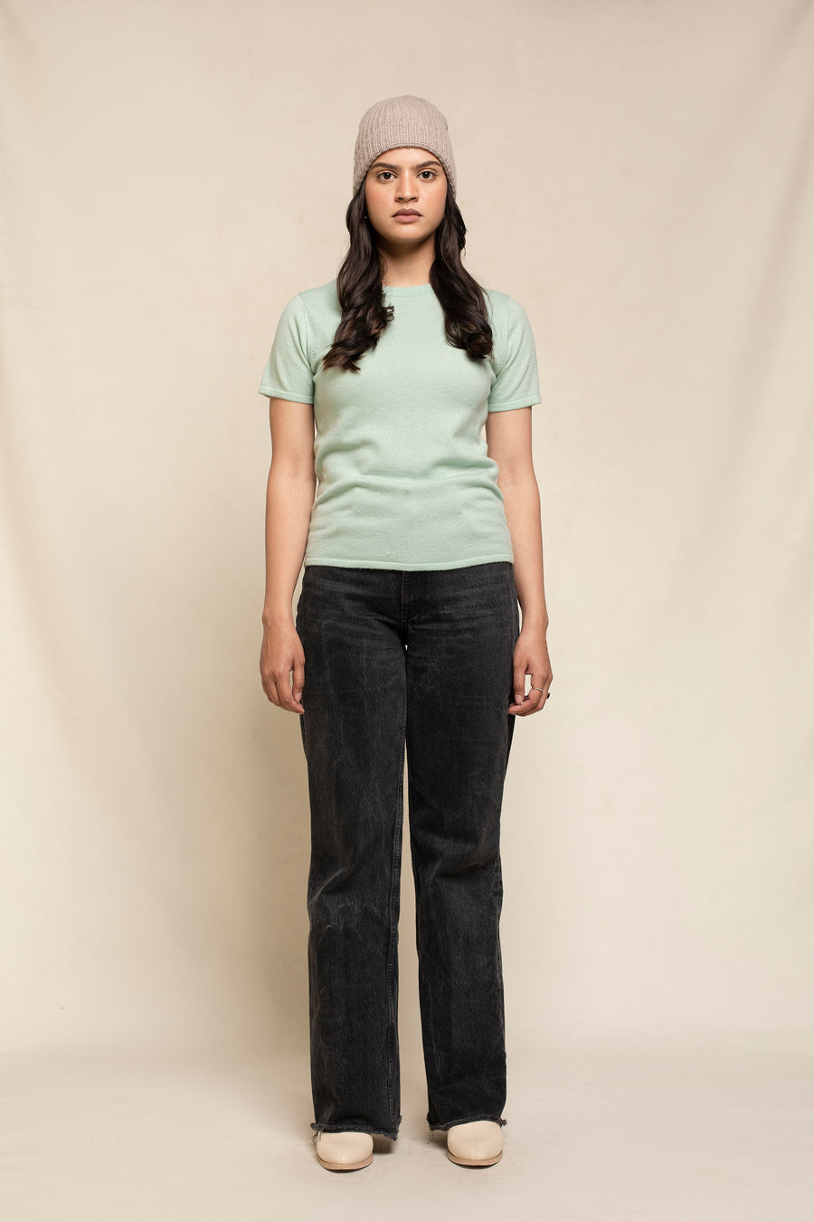 Women's Cashmere Basic T-Shirt