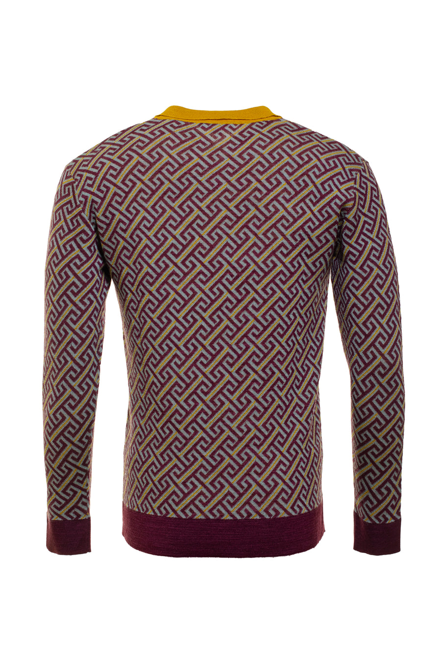 Men's Cashmere Graphic Polo