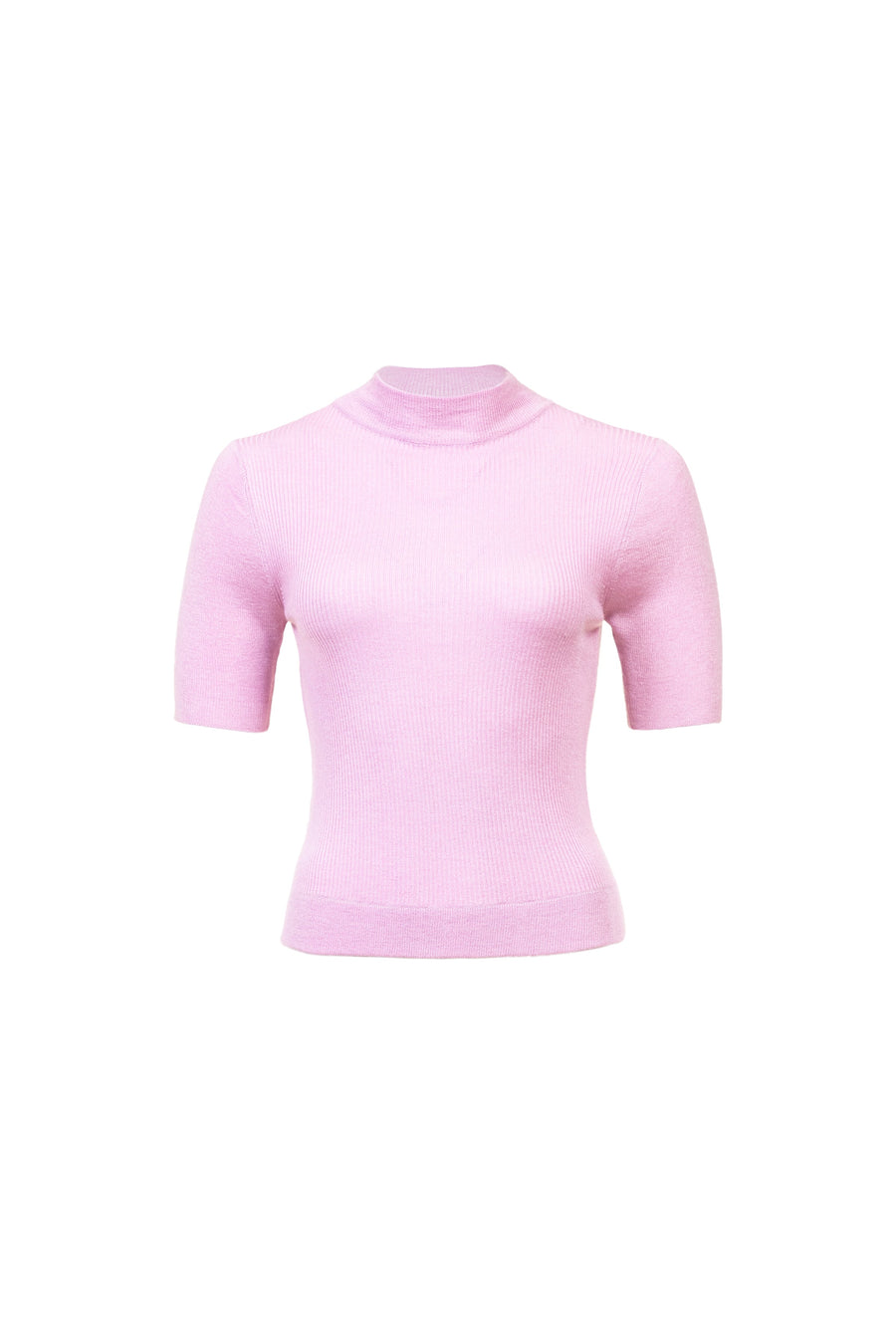 Women's Silk Wool Cashmere Monica Ribbed Top